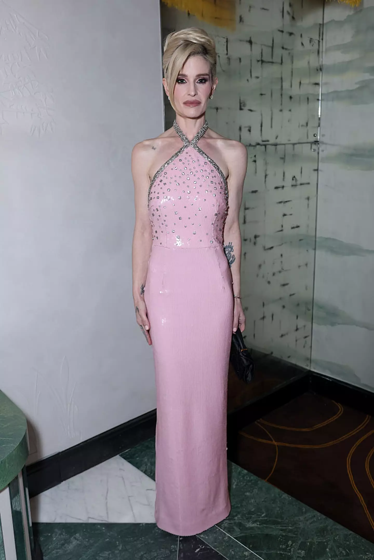 Kelly Osbourne pictured last month at an exclusive cocktail party in London (Max Cisotti/Dave Benett/Getty Images for Rebecca Vallance)