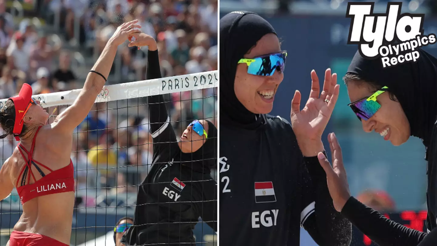 Incredible hijabs and bikini photo went viral at Olympics for all the right reasons