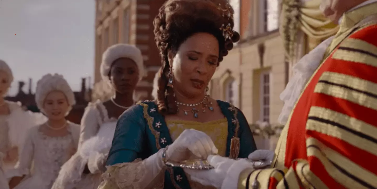 The real Queen Charlotte also had something of a snuff habit (