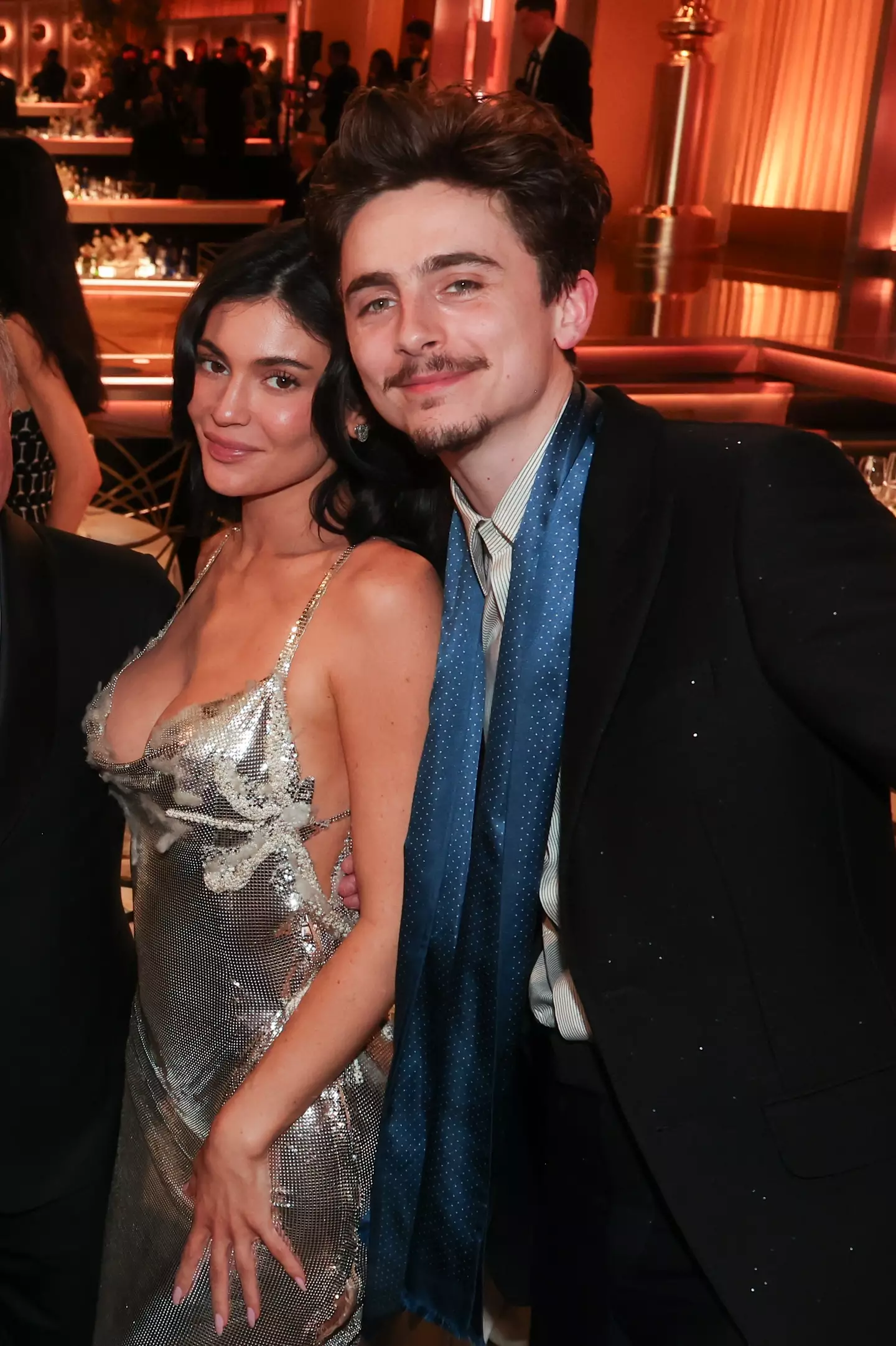 The couple looked super loved-up at this year's ceremony (Christopher Polk/GG2025/Penske Media via Getty Images)