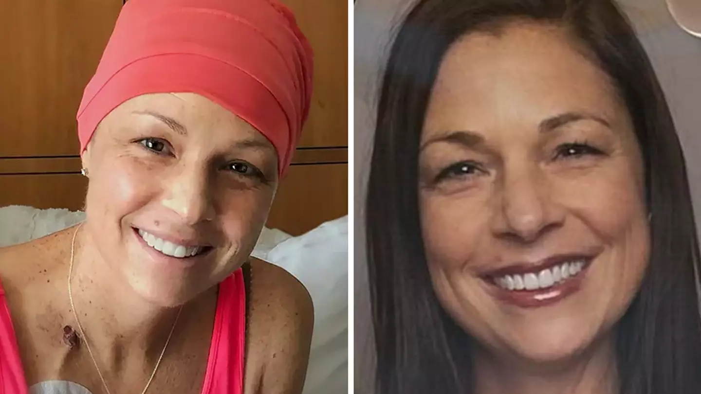 Mum diagnosed with cancer after her children's doctor said she 'didn't look right'