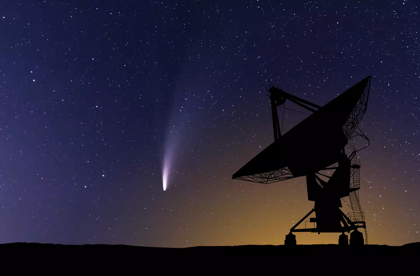 Scientists have reportedly been tracking a comet this week (Getty Stock Image)