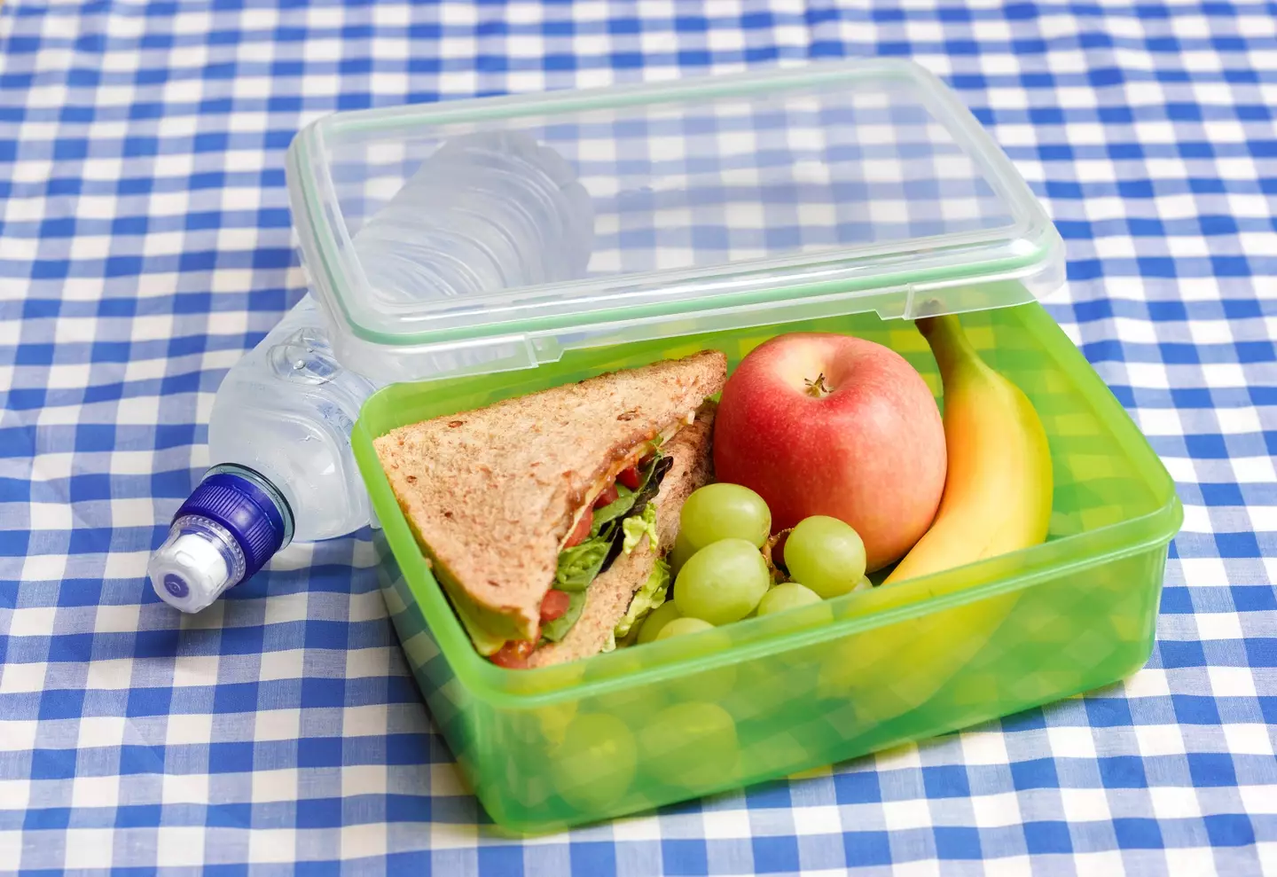 Apparently grapes should only be included in lunchboxes if they're chopped up nice and small.