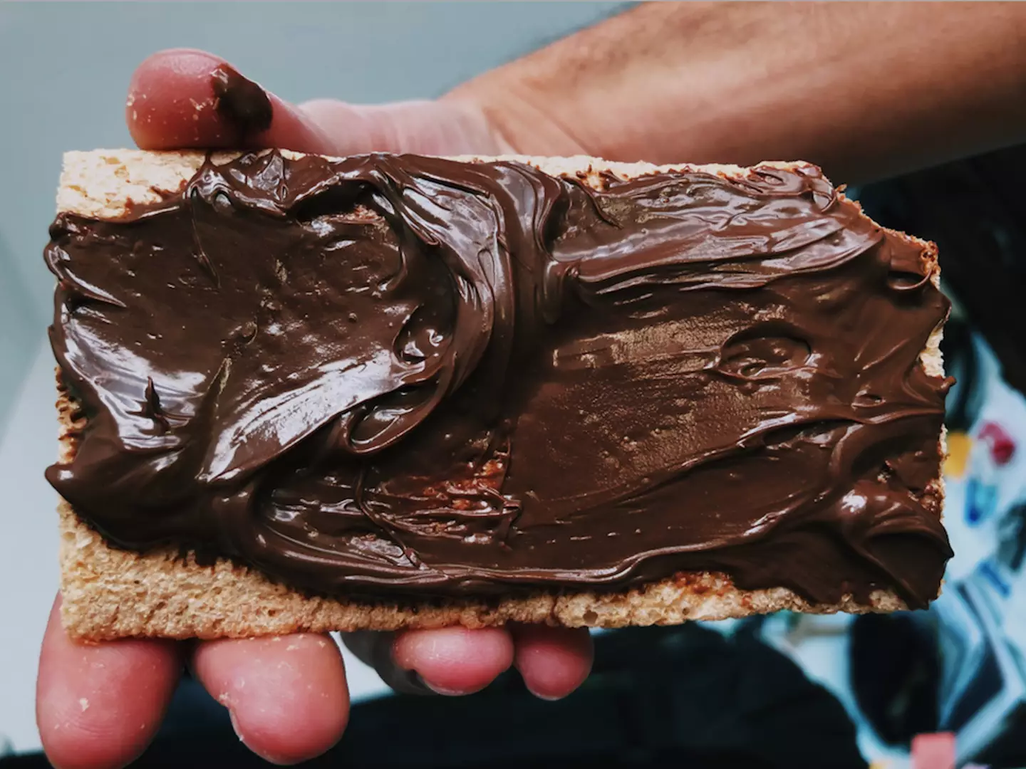 The best way to eat Nutella, obviously (