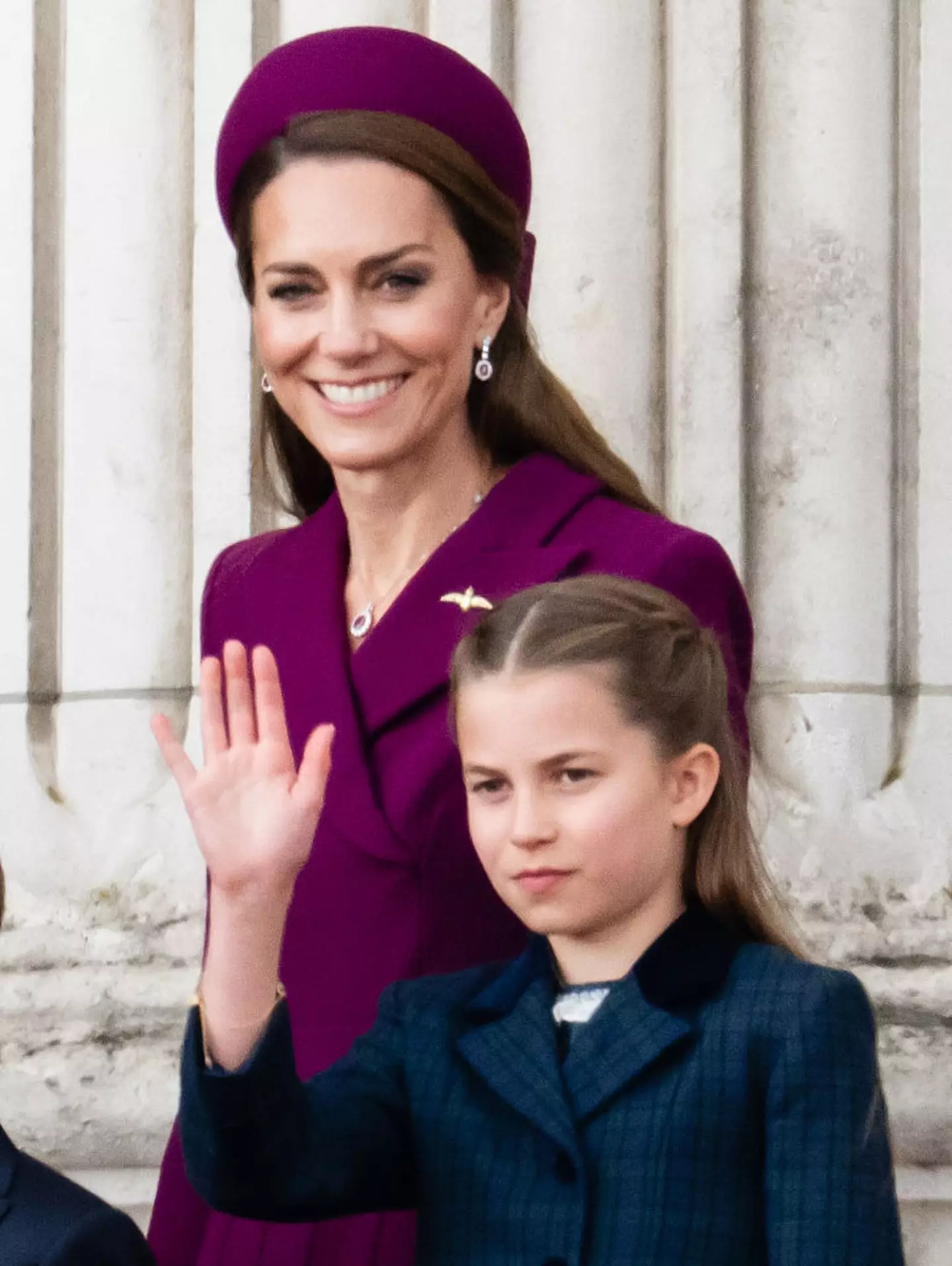 Kate made a sweet comment to Charlotte (Samir Hussein/WireImage)