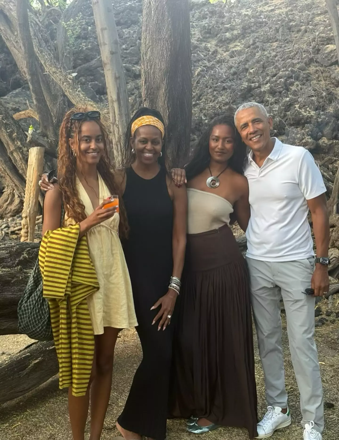 The Obamas share two daughters; Malia, 26, and Sasha, 24 (Instagram/@barackobama)