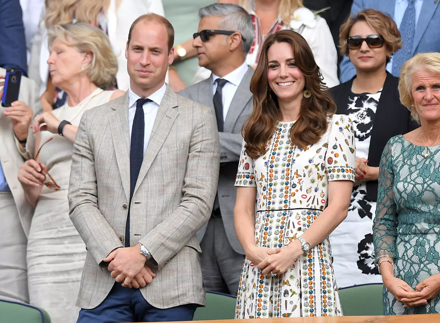 Kate and William at Wimbledon in 2016 (Karwai Tang/WireImage)