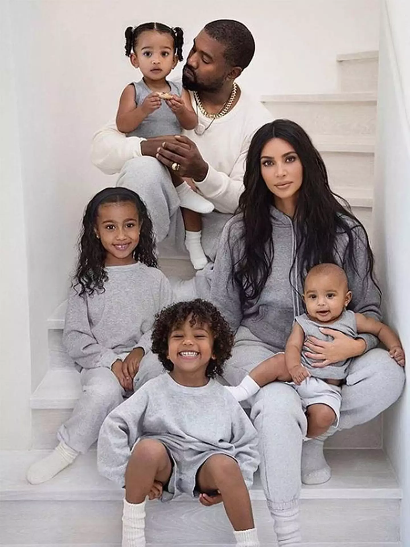 The couple share four children; North, Saint, Chicago and Psalm (