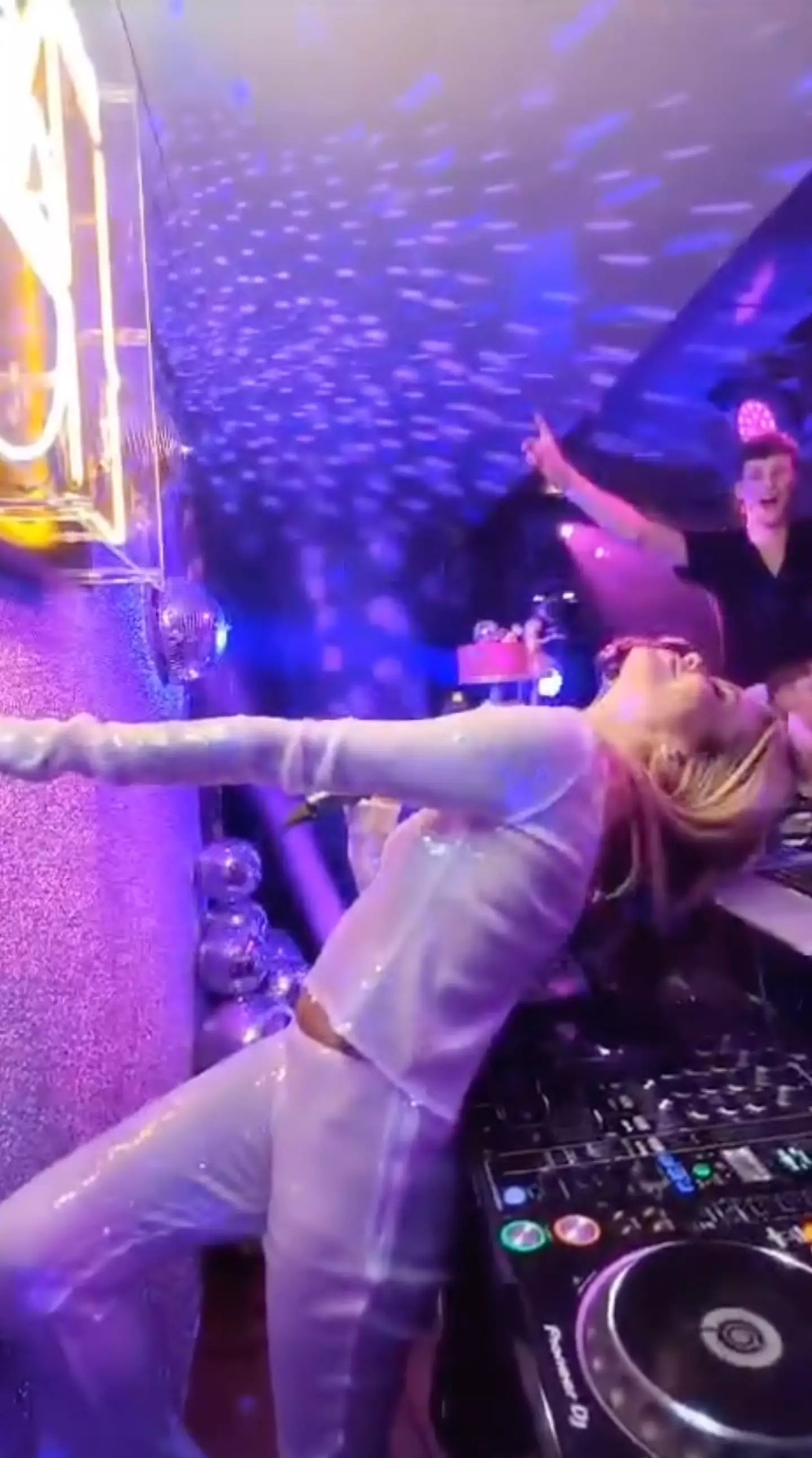 Amanda Holden shared a clip from her daughter's 18th birthday party to Instagram.