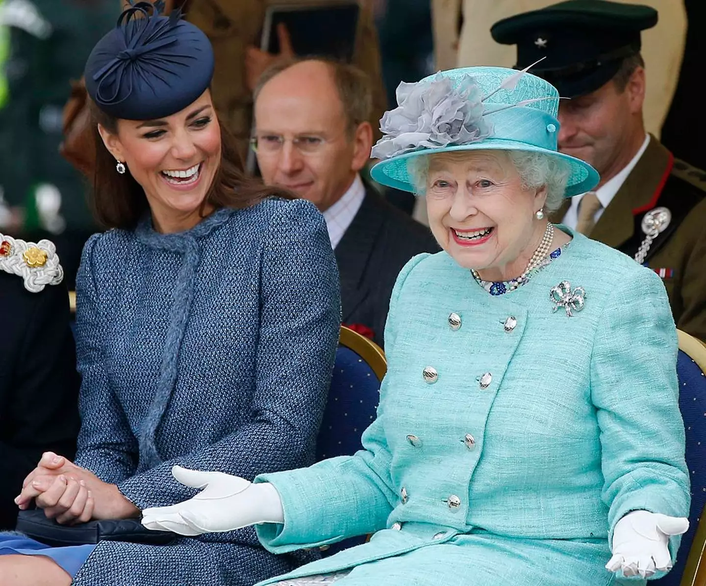 The Princess of Wales previously gushed at how 'caring' the late Queen was when she first officially joined the Royal Family (WPA Pool / Pool / Getty Images)