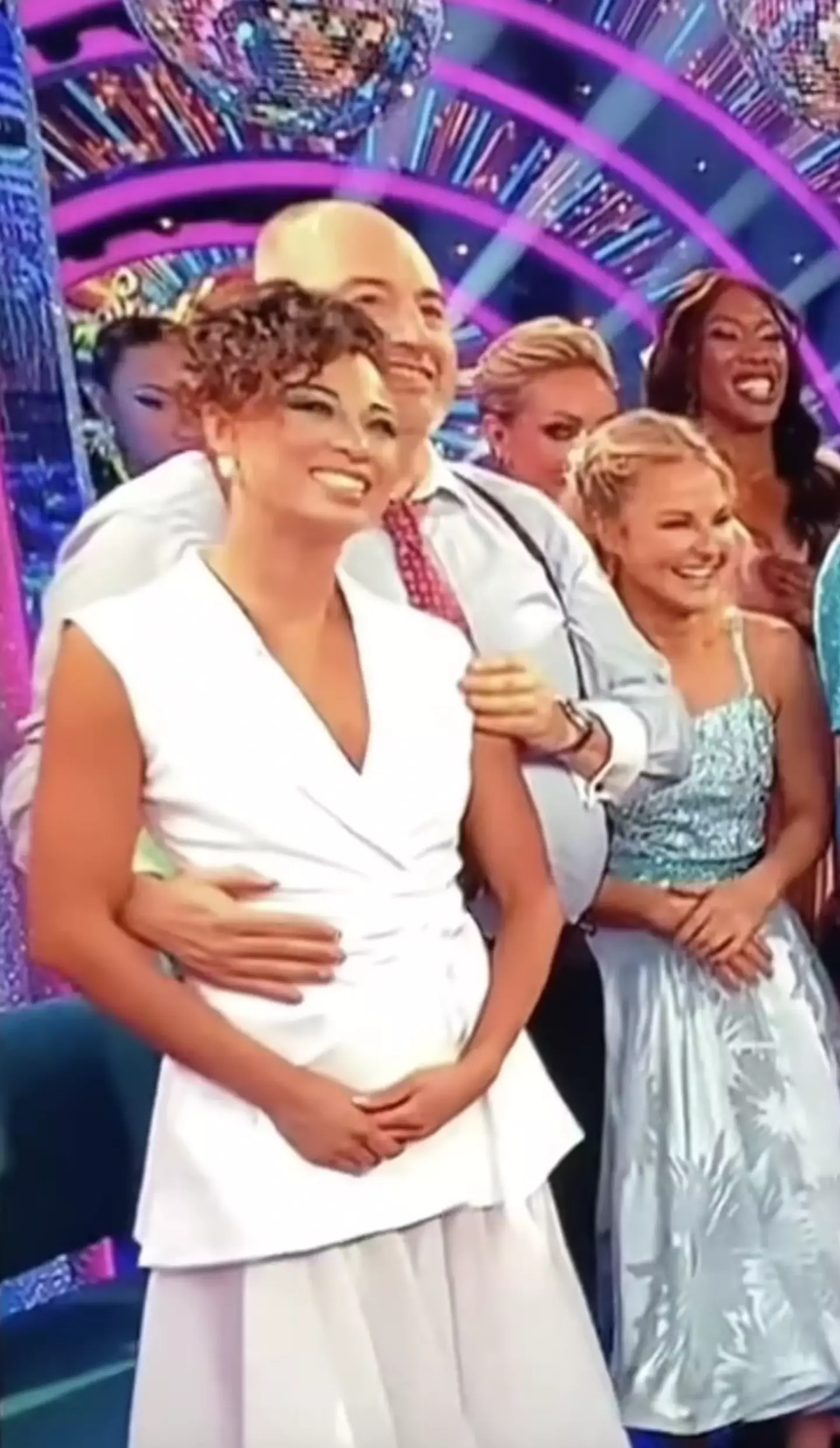 Strictly fans were concerned over Wynne Evans' behaviour towards his dance partner, Katya Jones (BBC)