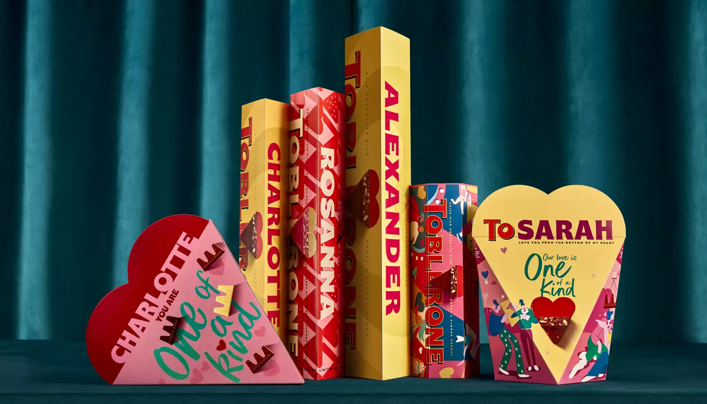 "Be brave and express your feelings with a Toblerone."