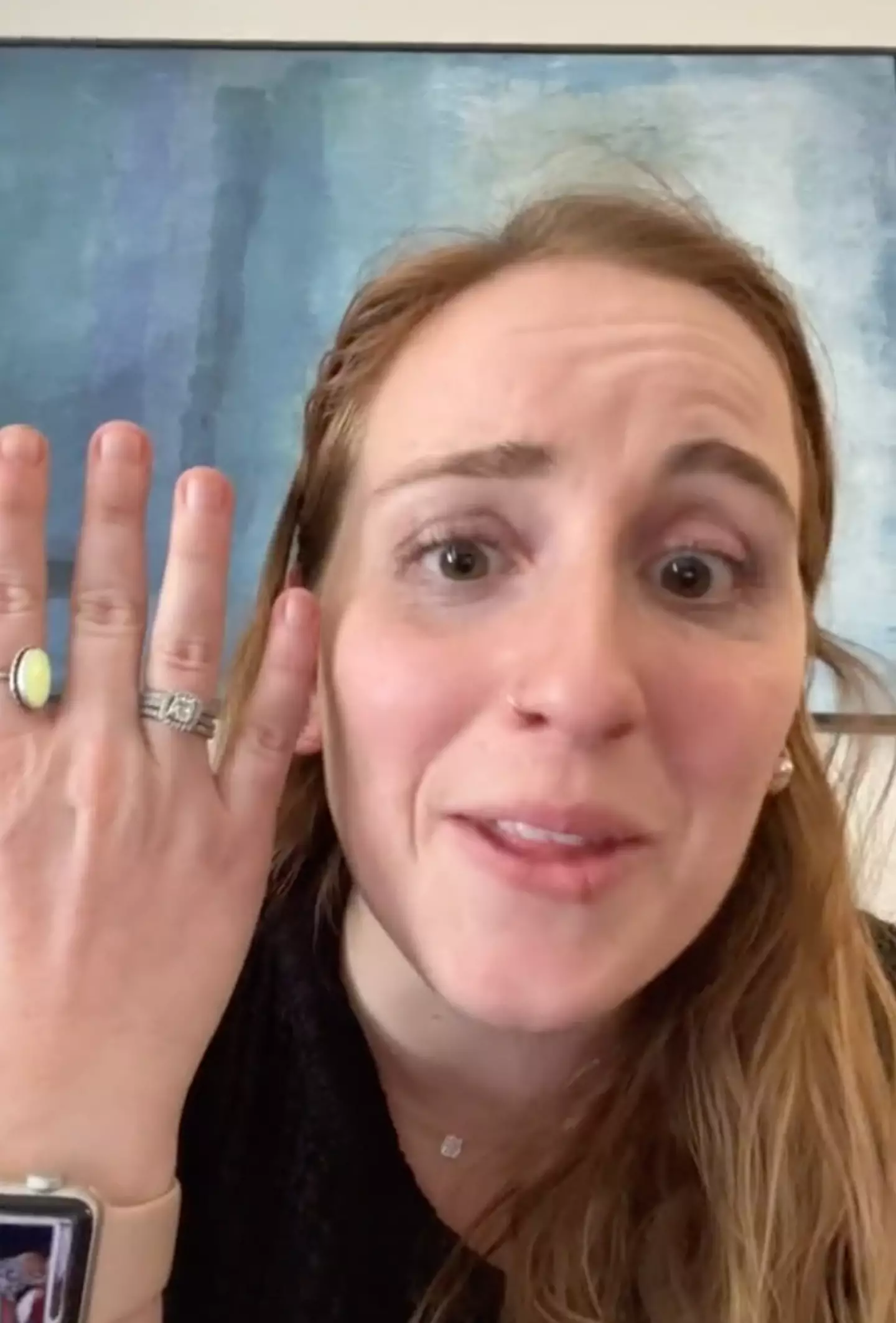 The TikTok user showed the ring she had to ask for (