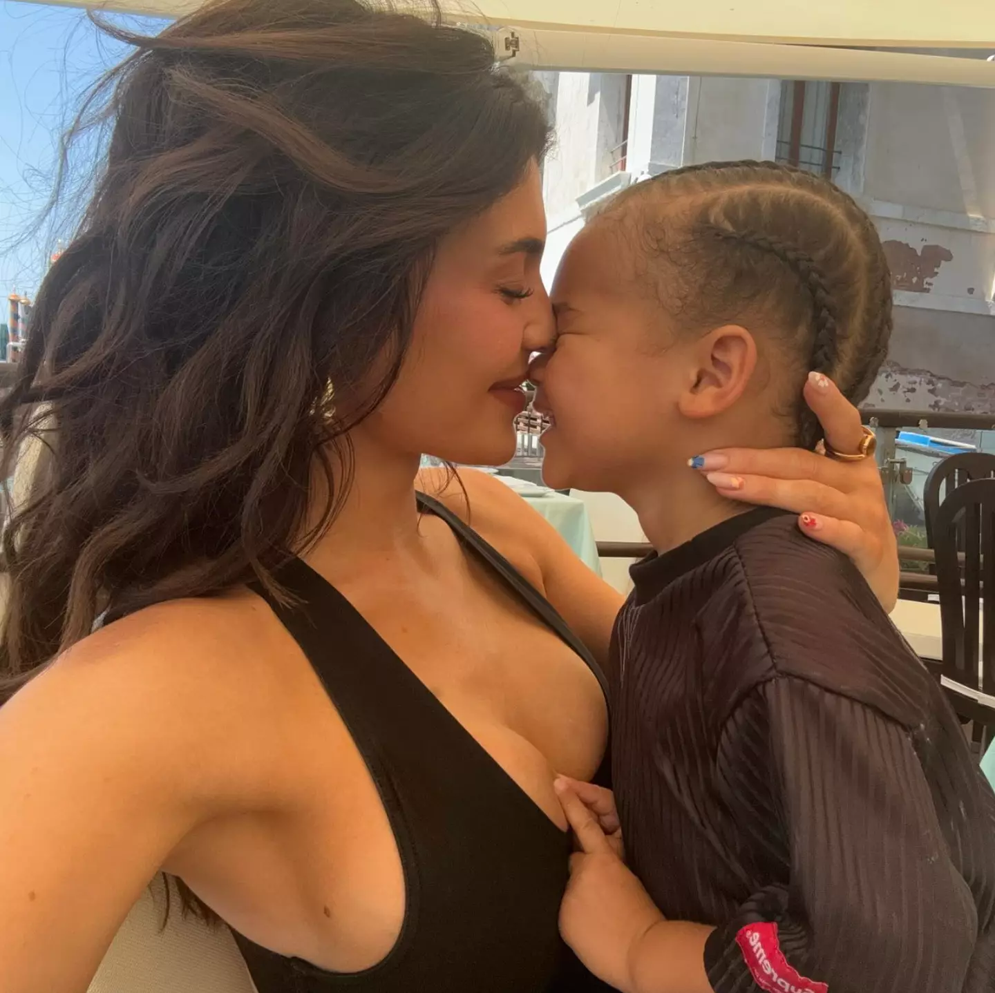The 27-year-old and her son, Aire. (Instagram/@kyliejenner)