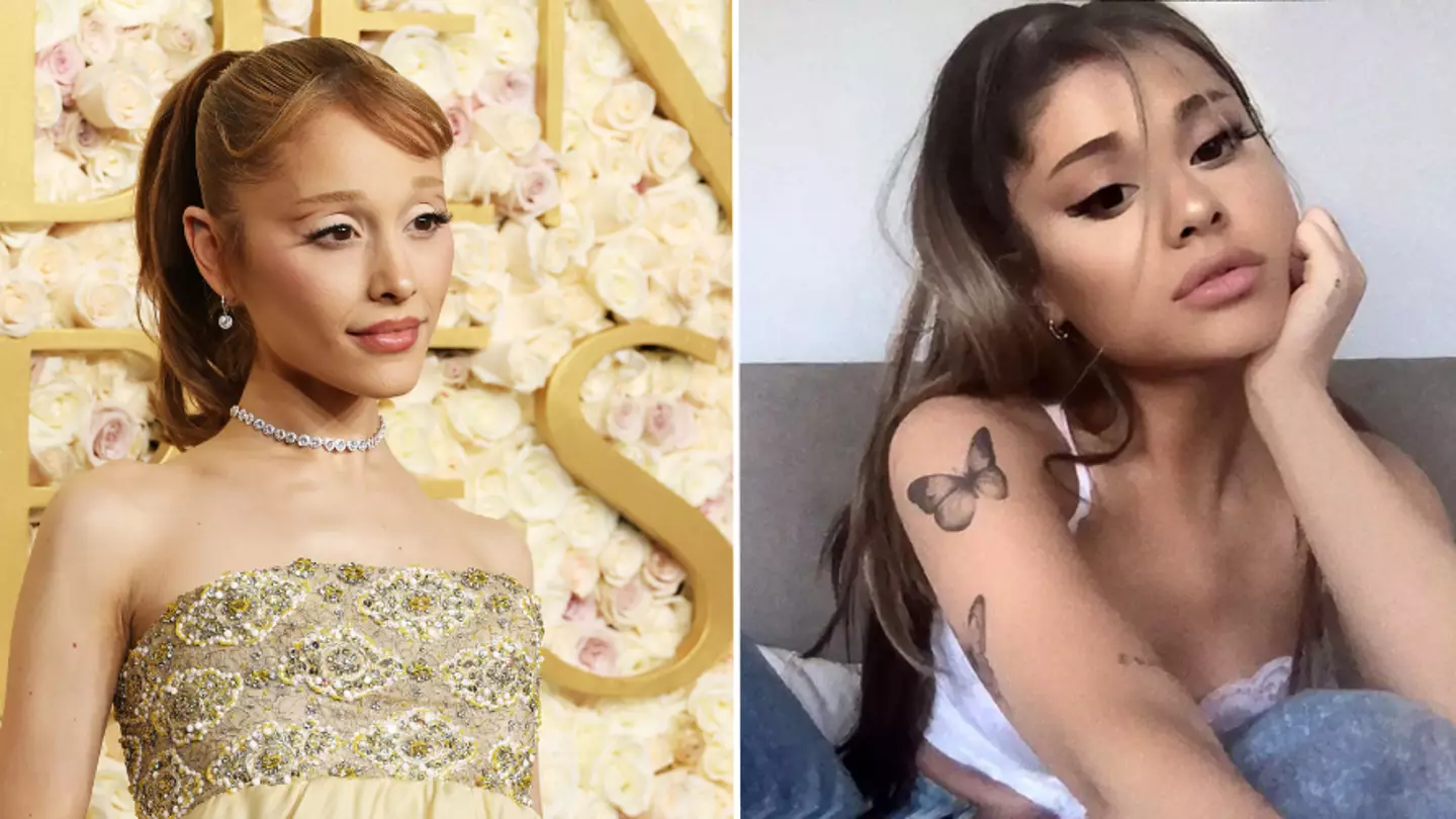 Ariana Grande fans ‘work out’ why she covers up her tattoos for events after noticing pattern