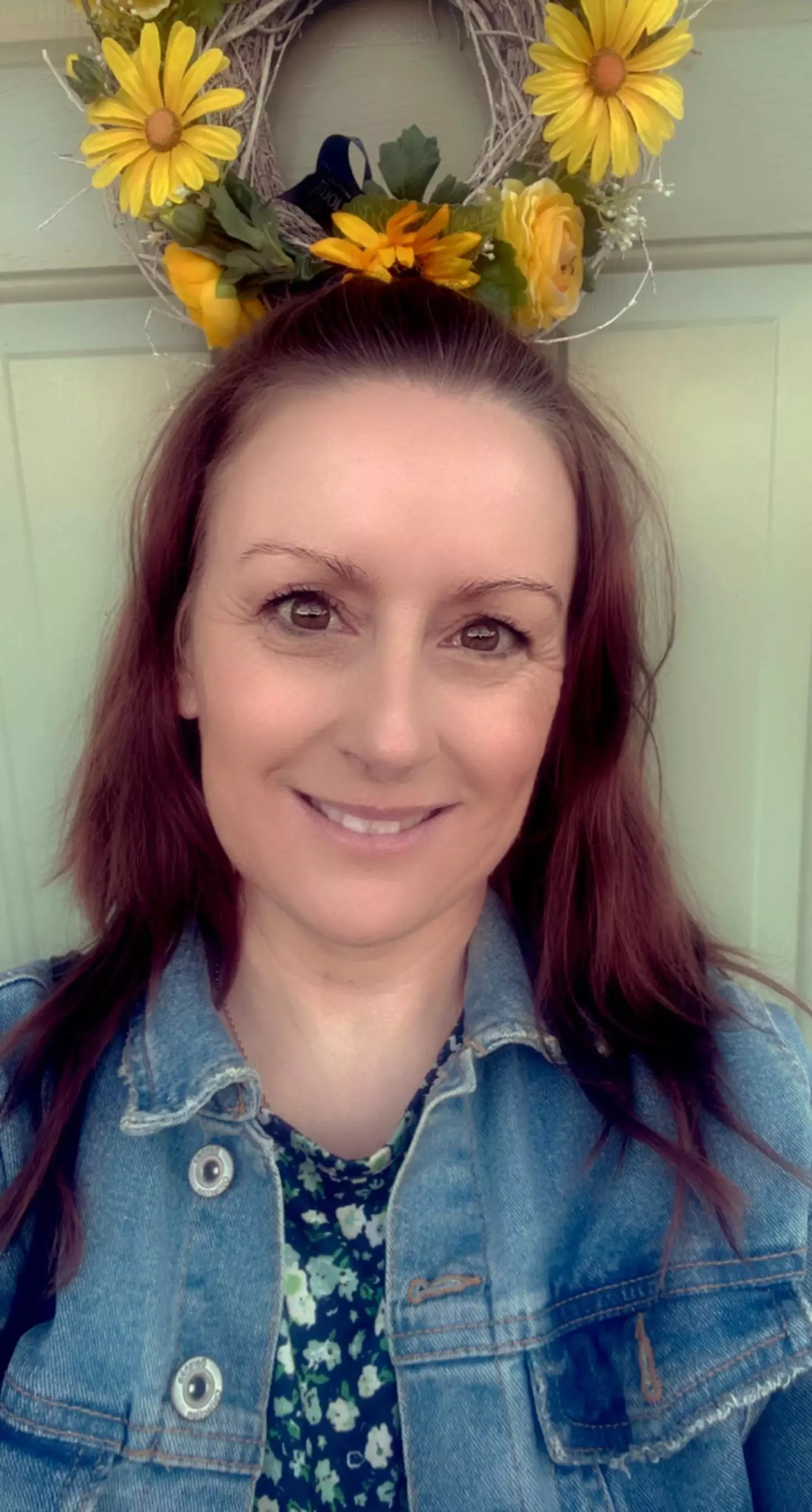 Teresa Clarke saved £40 by making the vase herself (