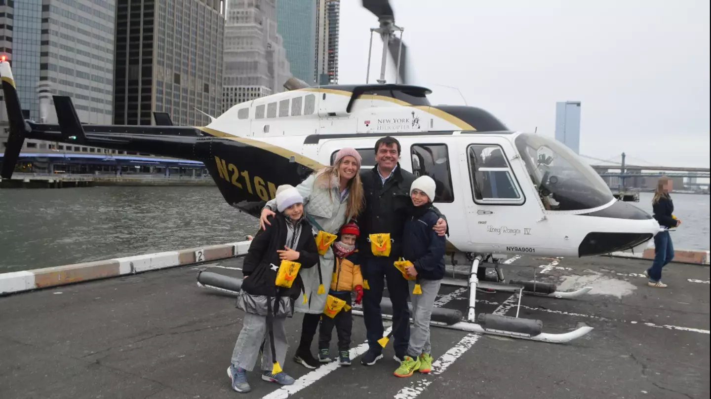 Family killed in Hudson River helicopter crash seen in picture thought to be taken moments before tragic accident