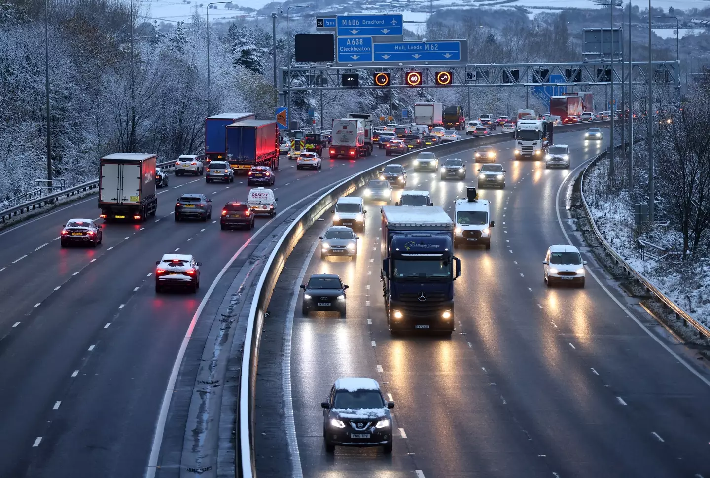 The pair had been driving home for Christmas (George Wood/Getty Images)