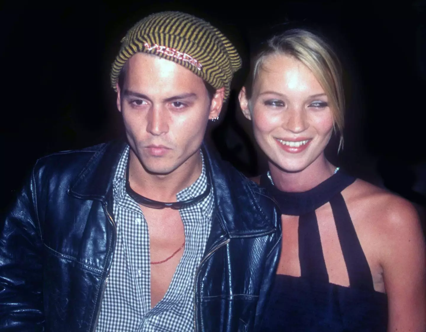 Johnny Depp and Kate Moss in 1995. (