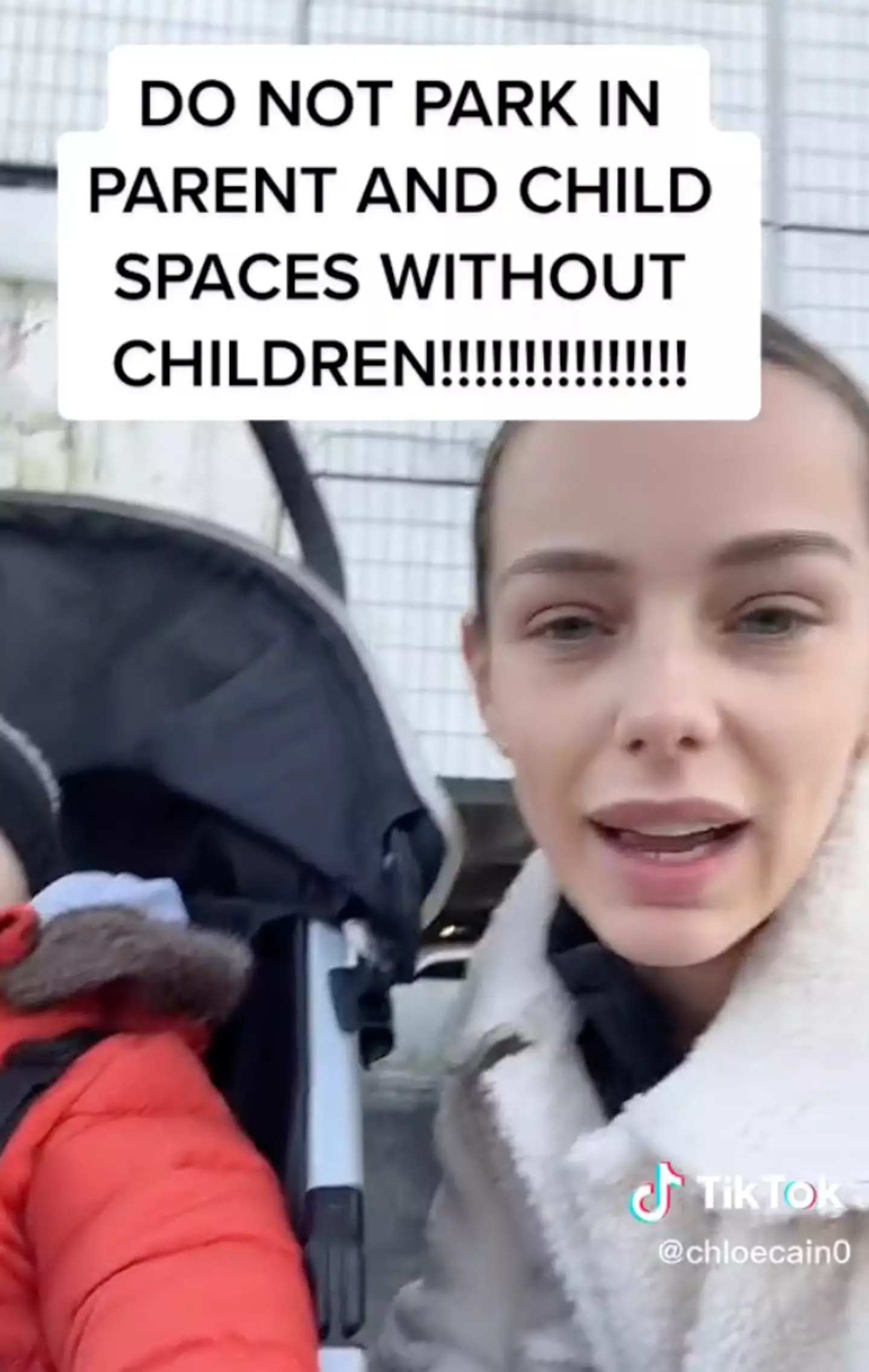 The mum called out drivers who park in parent and child spaces.