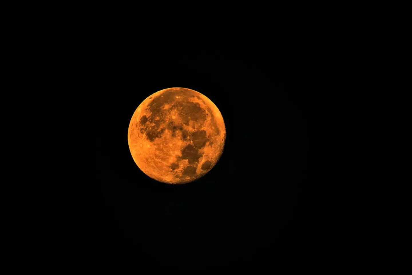 The supermoon will be visible for three days. (Gerard/SOPA Images/LightRocket via Getty Images)