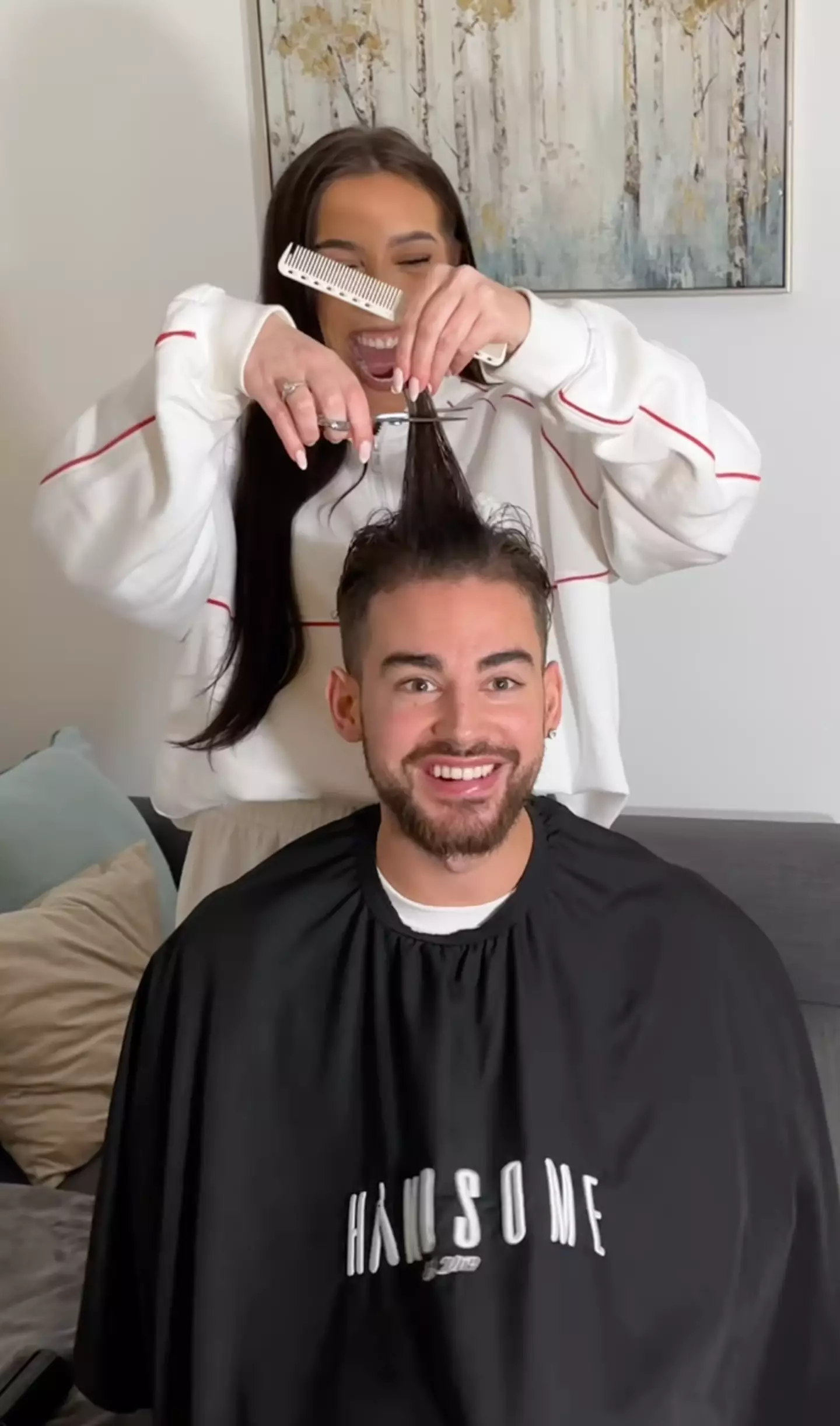 MAFS' Jordan Gayle finally sorted out his barnet.