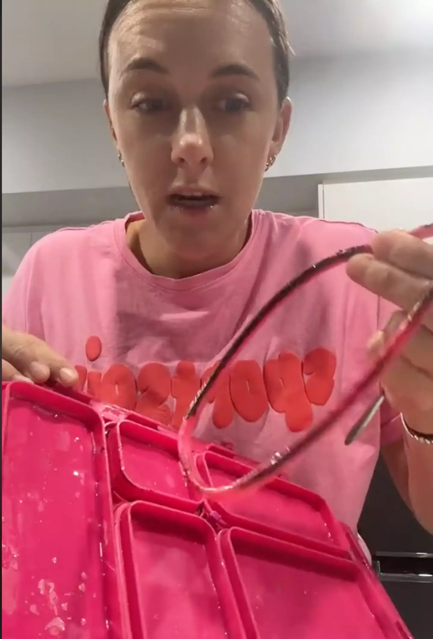 Turns out, you're meant to take them out, but Ashleigh didn't know that until now.