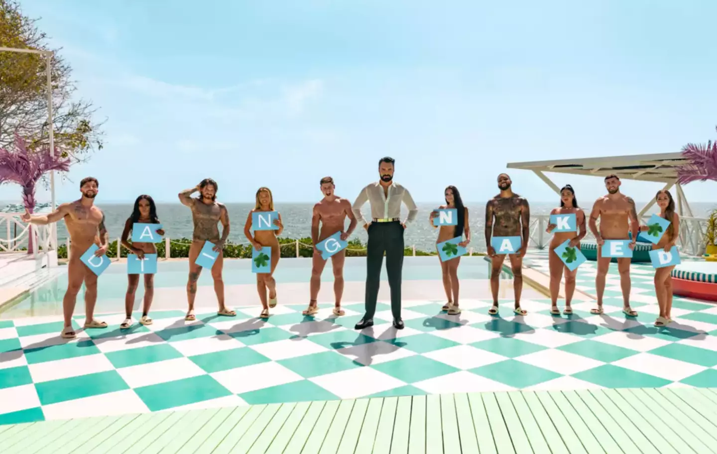 Contestants are totally naked on the show. (Paramount+)