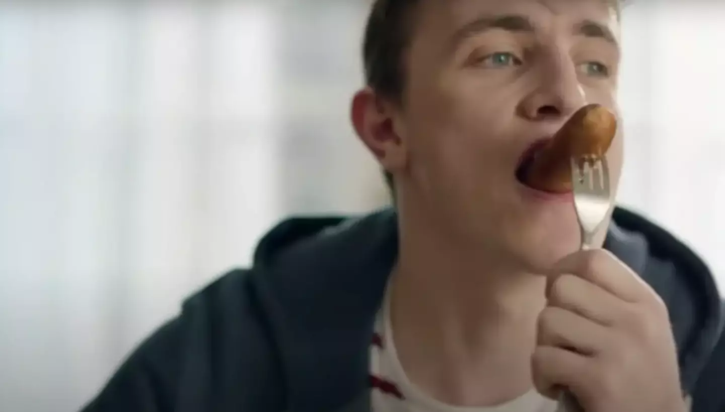 In a TV advert for Denny's sausages in 2018.