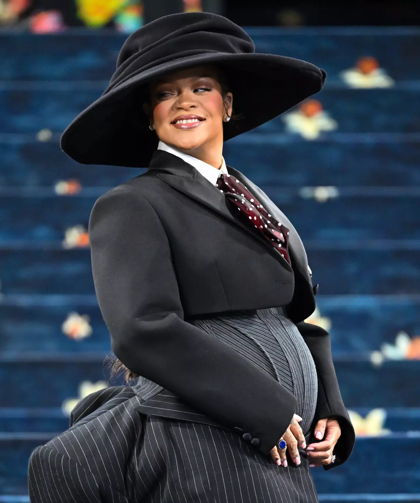 Rihanna announced her third pregnancy at the Met Gala (James Devaney/GC Images)