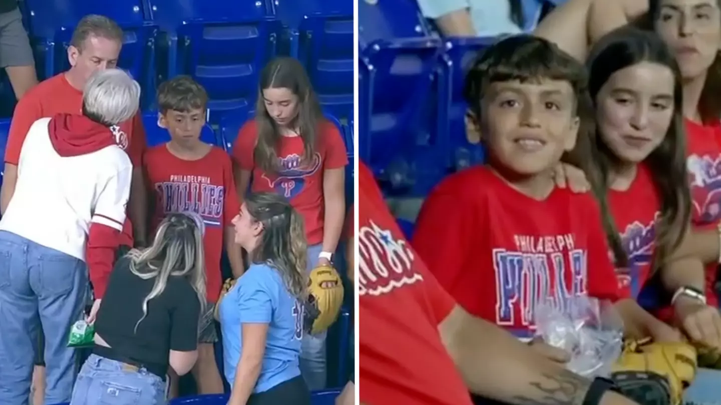 Boy whose ball was 'stolen' by woman receives heartwarming gift from Phillies baseball player