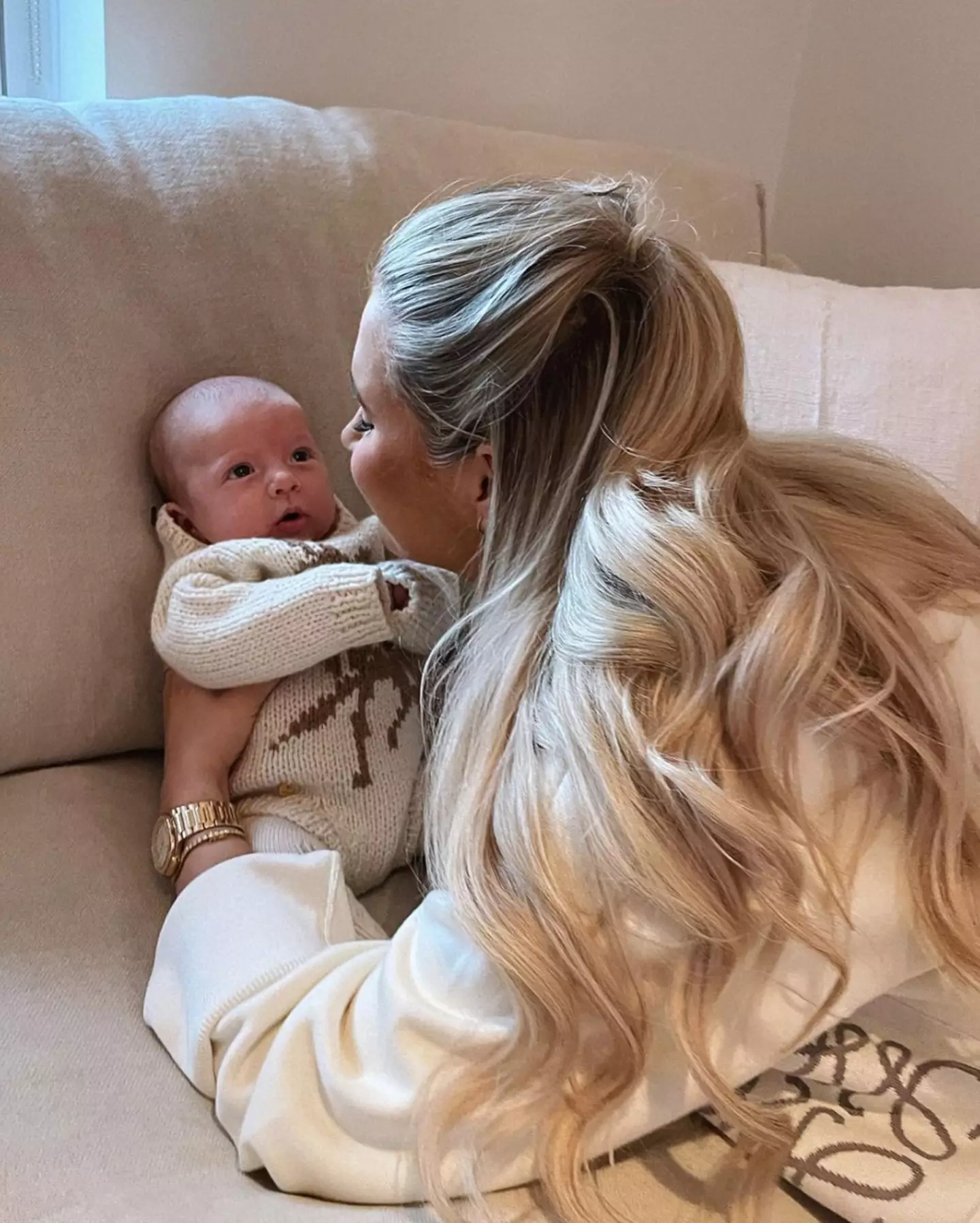 Molly-Mae Hague with daughter Bambi.