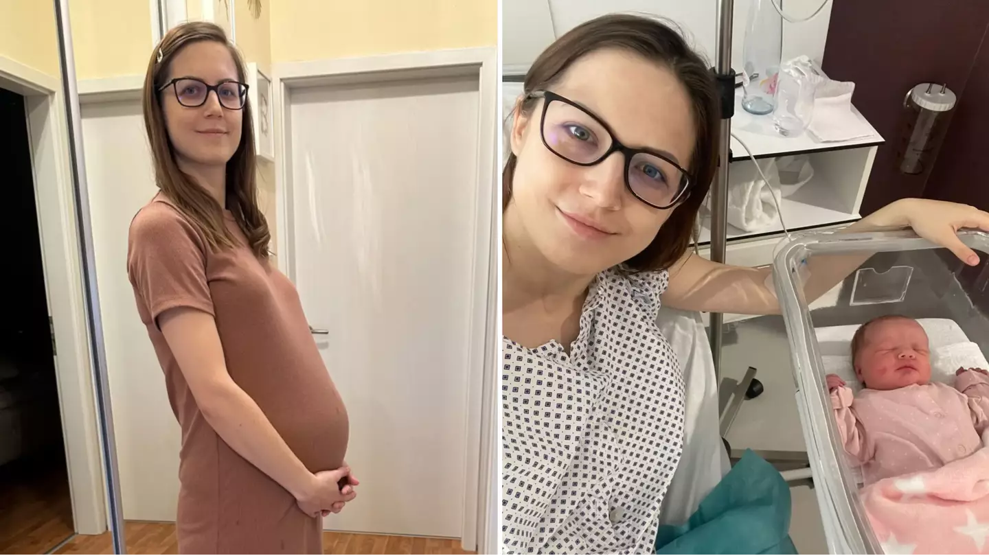 Woman born with two vaginas, uteruses and cervixes welcomes 'miracle' first child