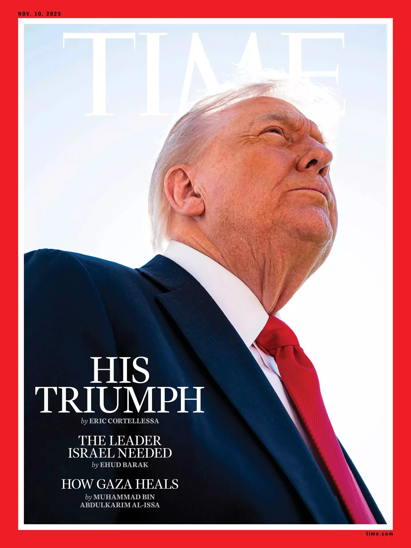 Trump slammed the outlet for its choice of cover snap (TIME)