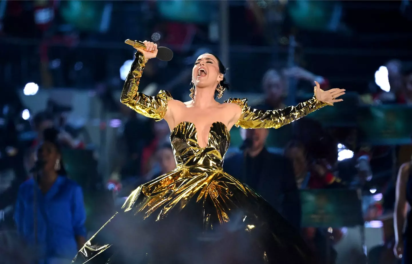 Katy Perry ended up headlining The King's performance. (Leon Neal/Getty Images)