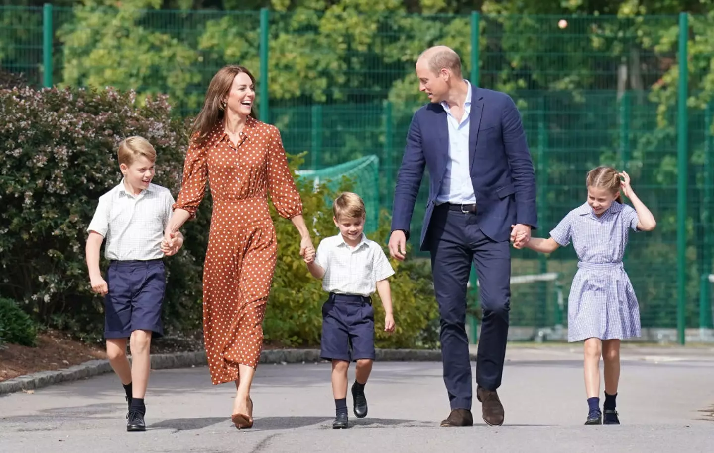 George is joined at Lambrook by both of his siblings. (Jonathan Brady - Pool/Getty Images)