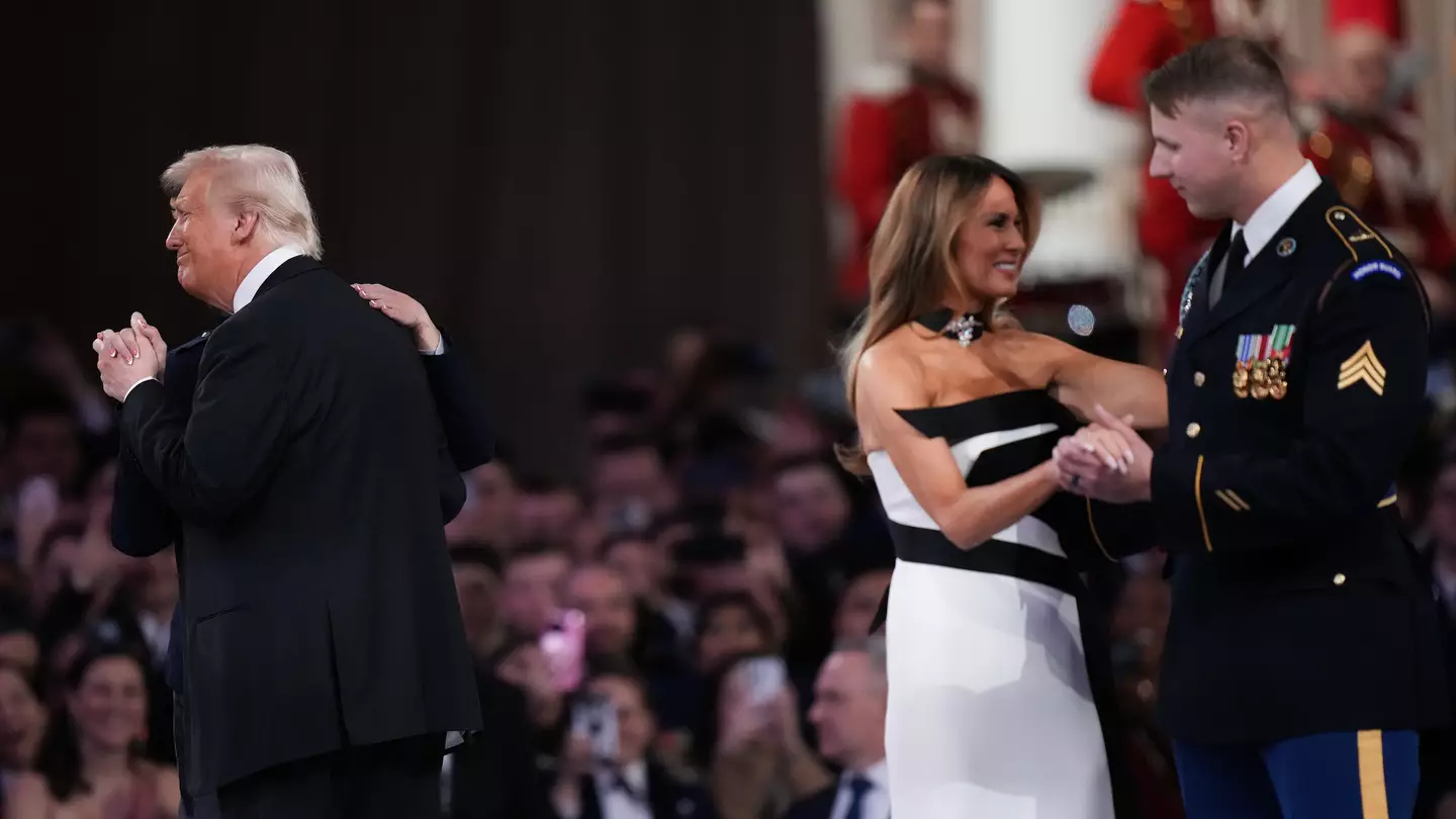 Body language expert makes unexpected observation about Melania Trump's inaugural dance with army sergeant