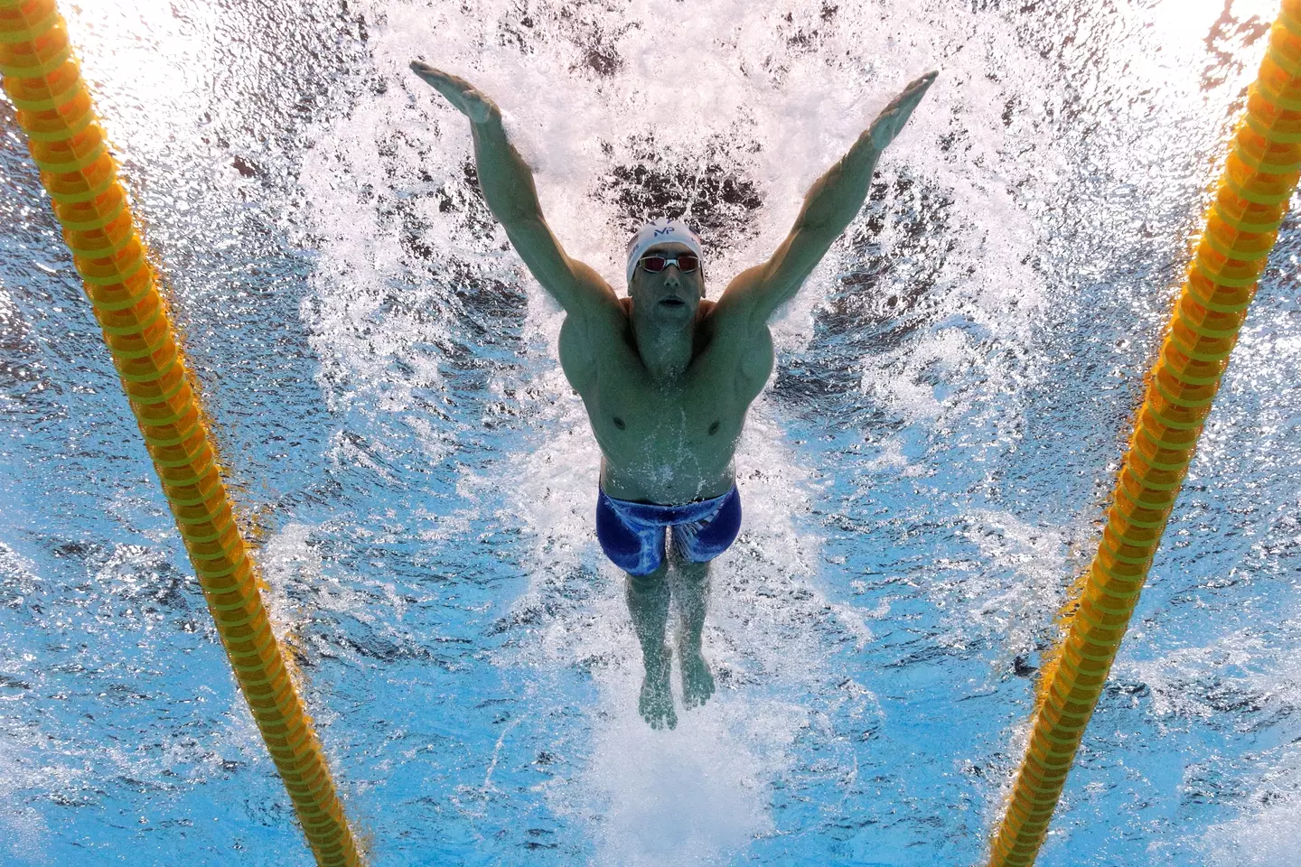 Michael Phelps finally set the record straight on the matter of peeing in the pool. (Adam Pretty/Getty Images)