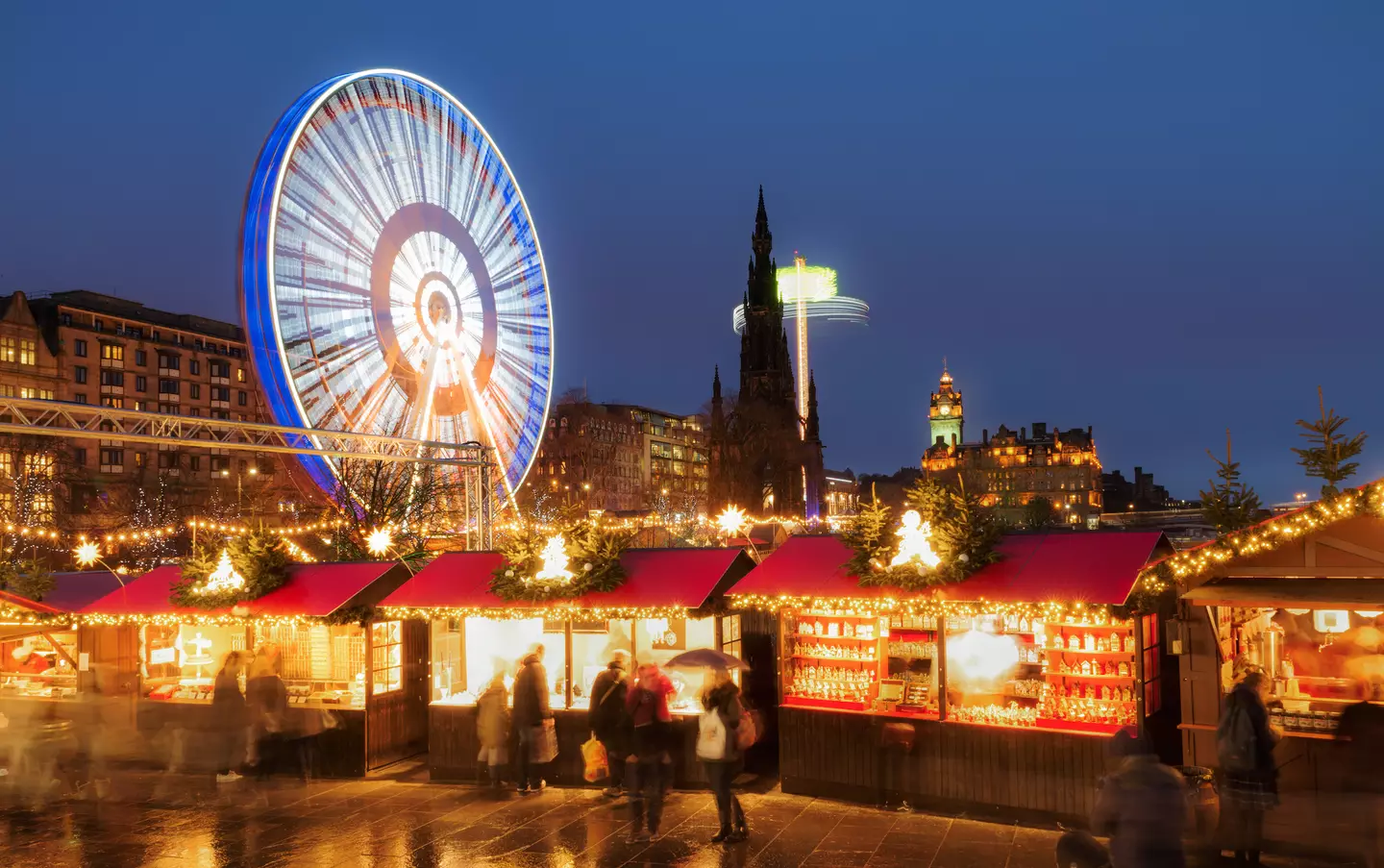 Pick up a mulled Irn-Bru at the Edinburgh Christmas Market.