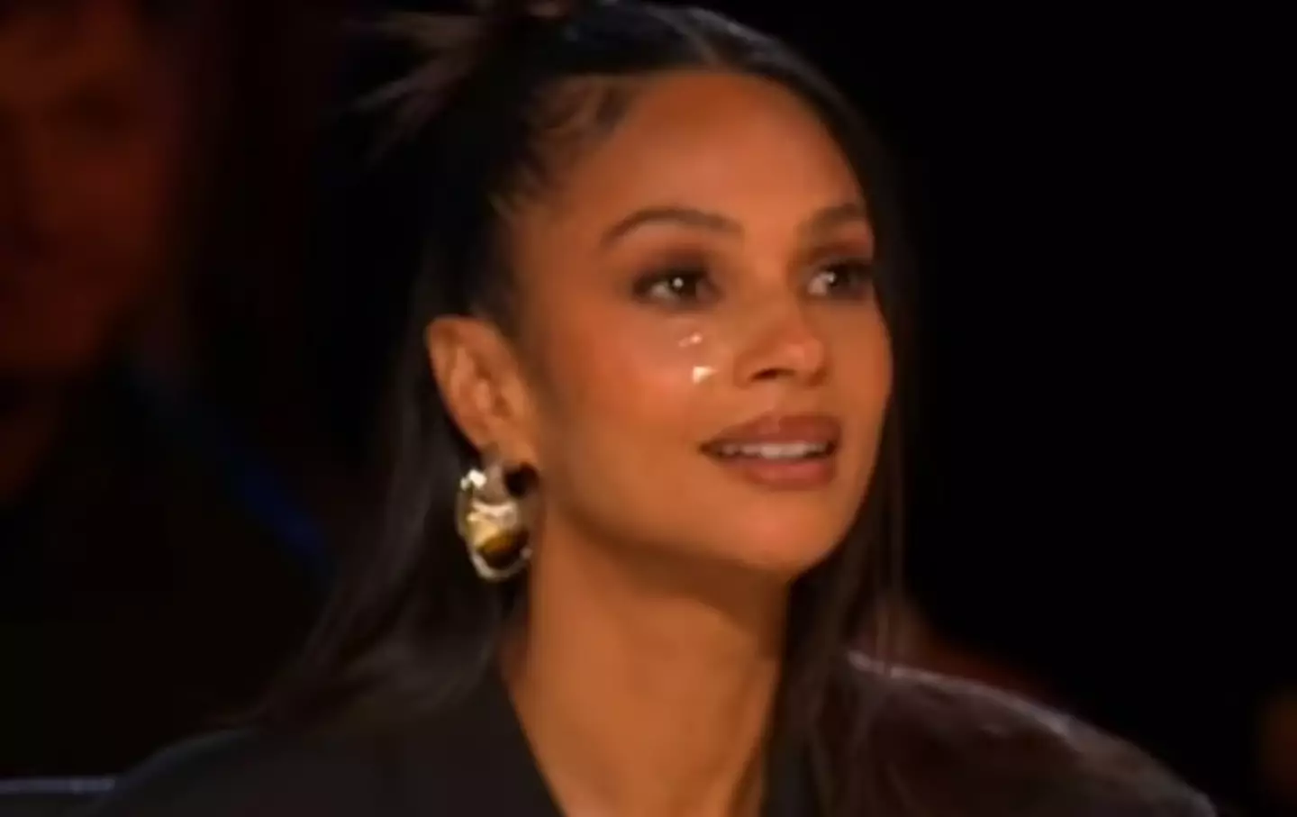 Alesha Dixon was particularly moved by the performance.