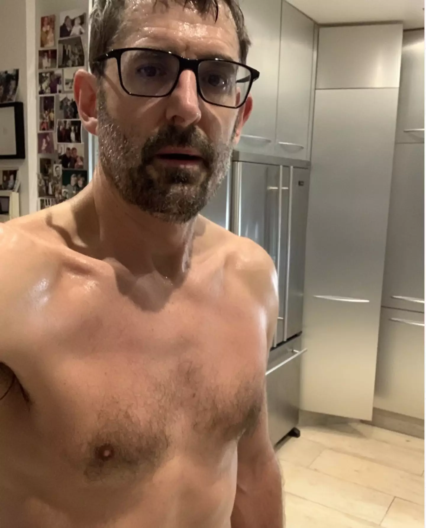 Louis Theroux looking hotter than ever (