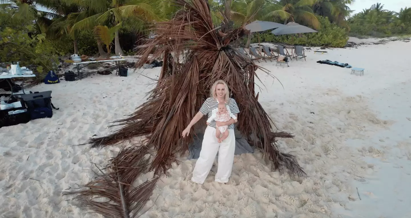 Rebel Wilson and her daughter Royce.