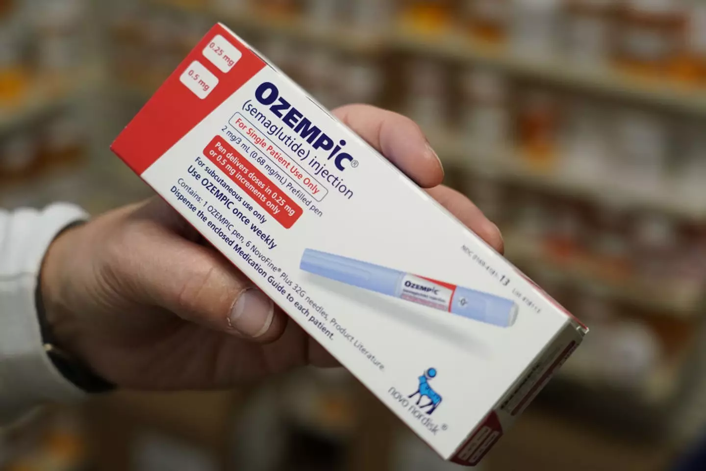 Ozempic is a Type-2 diabetes medication that isn't approved for weight loss in the UK and US (George Frey/Bloomberg via Getty Images)