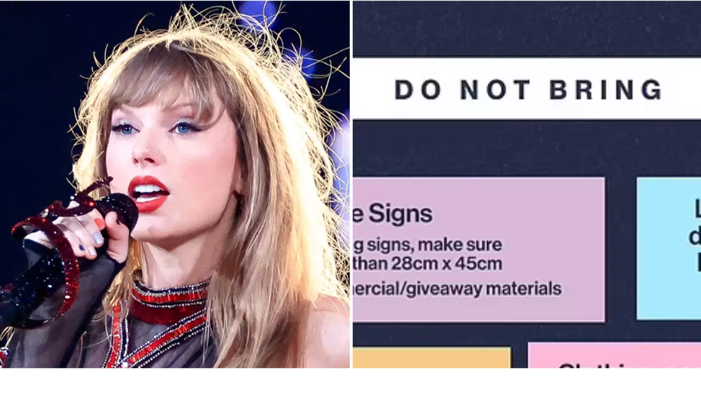 Taylor Swift fans outraged over strict list of items banned from shows