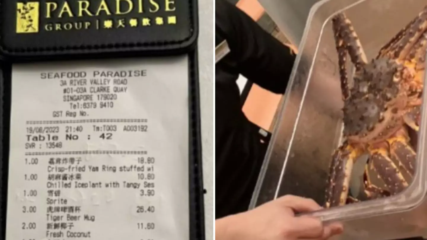 Tourist calls police after being charged over £800 for seafood dish