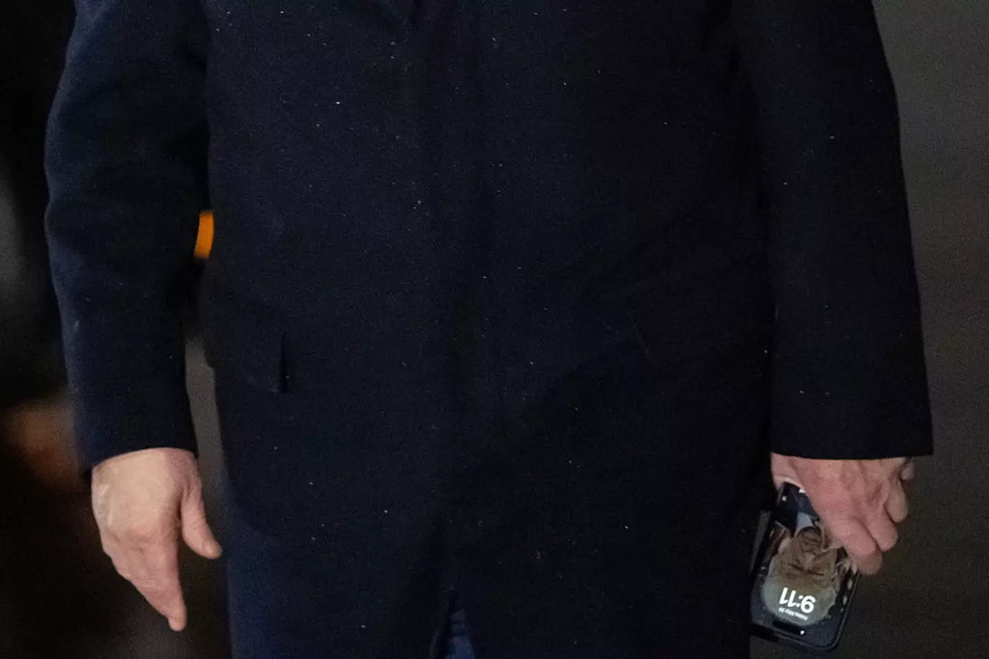 That's right - the picture is of none other than himself (SAUL LOEB / AFP via Getty Images)