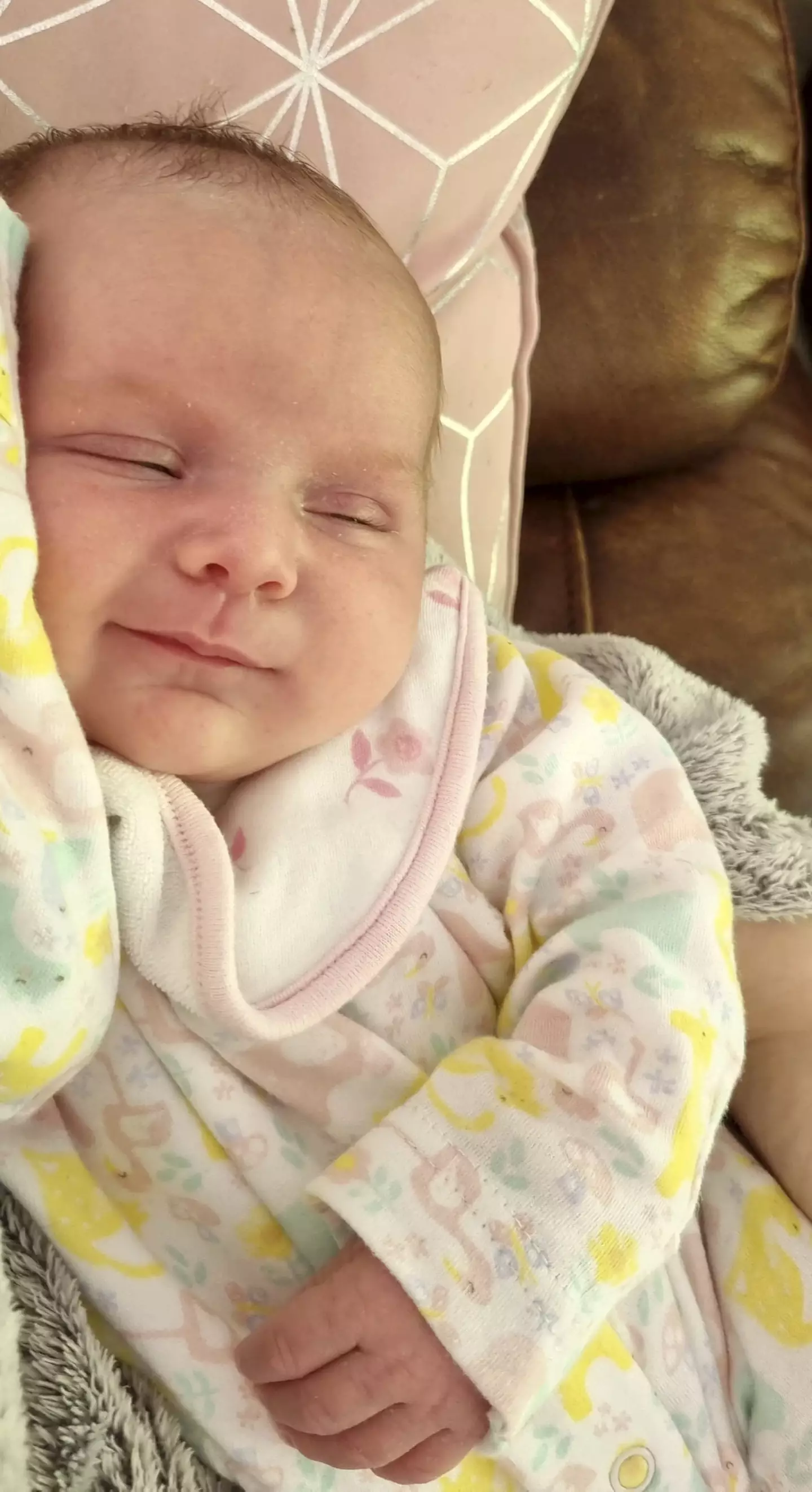 Rebecca has welcomed her 'miracle' baby.