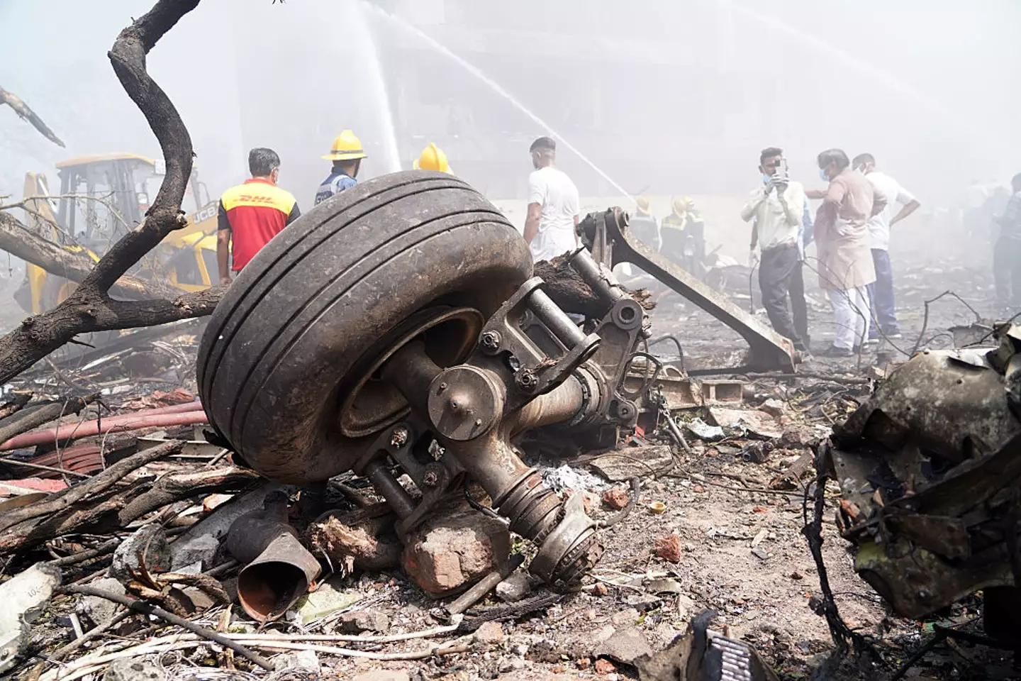 There crash happened on 12 June (Siddharaj Solanki/Bloomberg via Getty Images)