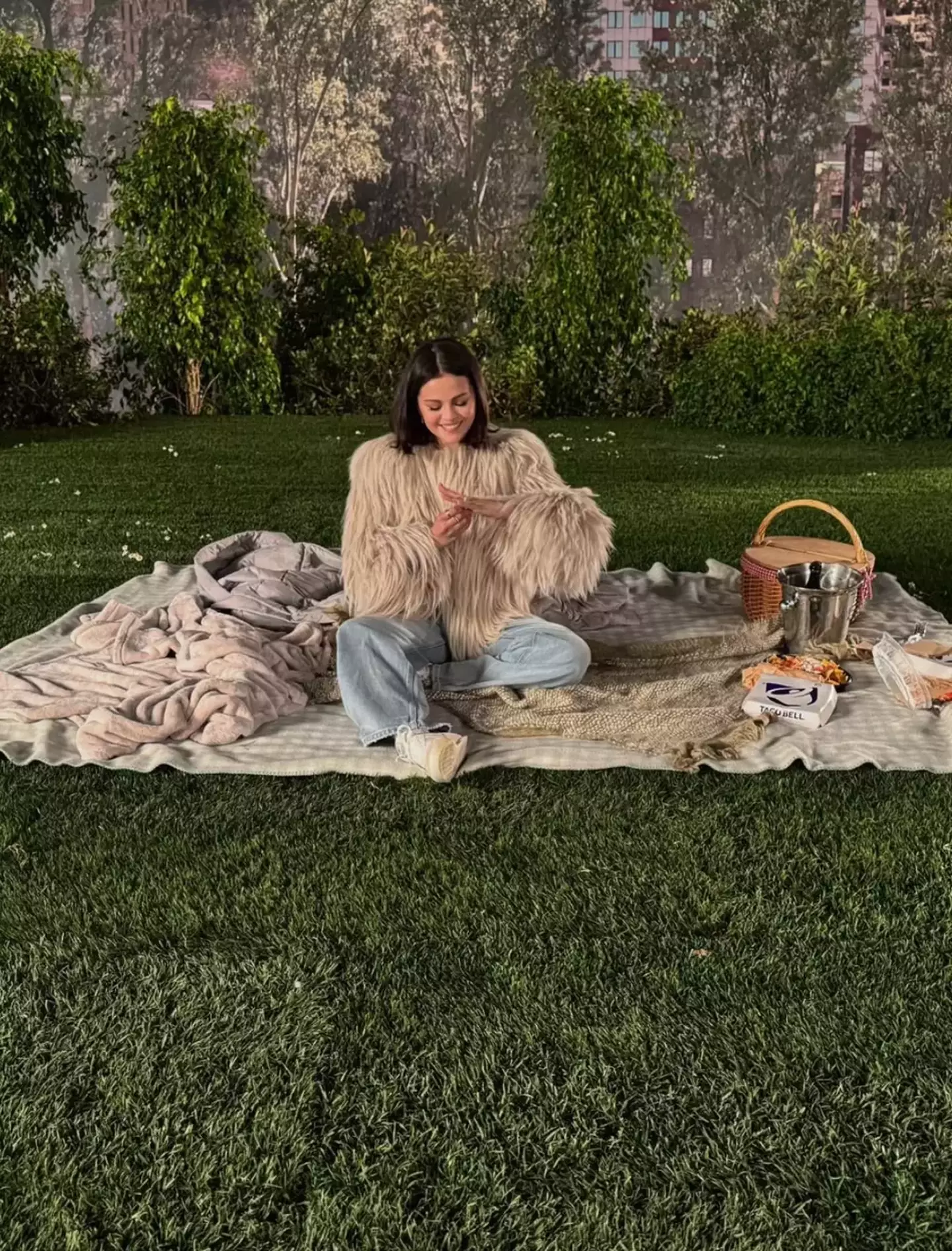 The engagement post has garnered well-wishes from famous faces (Instagram/@selenagomez)