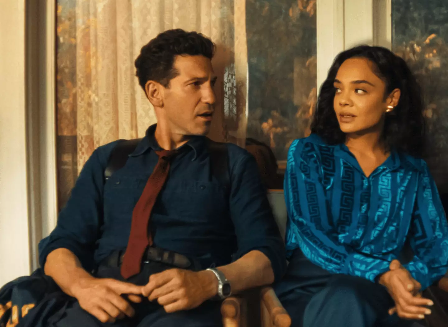 Jon Bernthal and Tessa Thompson in His & Hers (Netflix)
